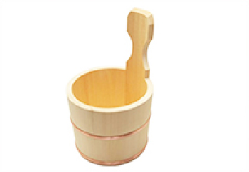 We recommend a single handled pail for you bathtub,which you can use to wash off your body with clean,hot water when you get out of the bath tub.