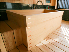 Residential Wooden Bathtub