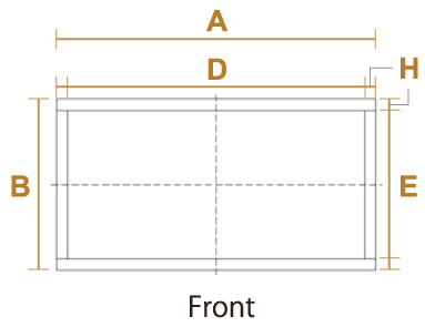Box type bath size and design schematics
