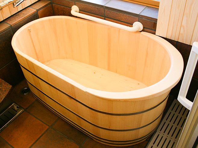 Shimizu Mokuzai Sangyou Enjoy Your, Japanese Wooden Bathtub Uk