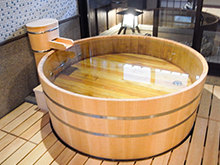 樽型木風呂・檜風呂