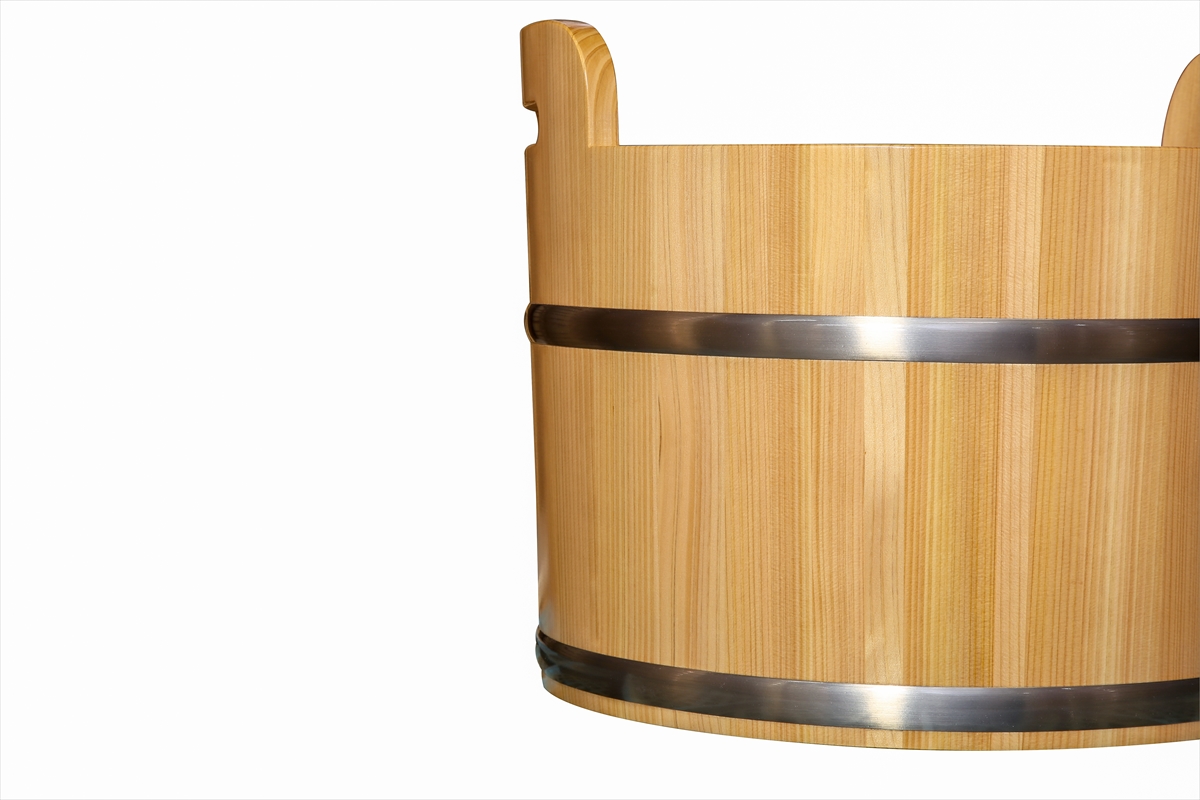 激安通販の 木製ステン箍 飯台(サワラ材) 75cm おひつ - raffles.mn