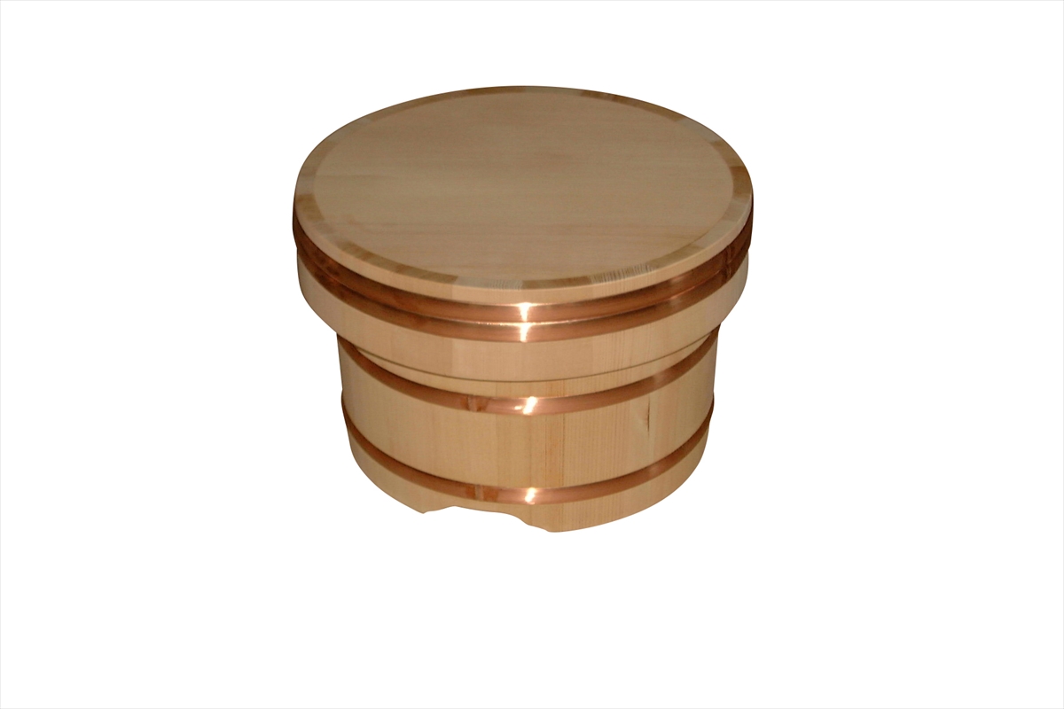 江戸おひつ －業務用サイズ すべての商品カテゴリ 寿司桶（すし桶）、おひつ、檜風呂(ヒノキ風呂)の製造販売は木曽の志水木材