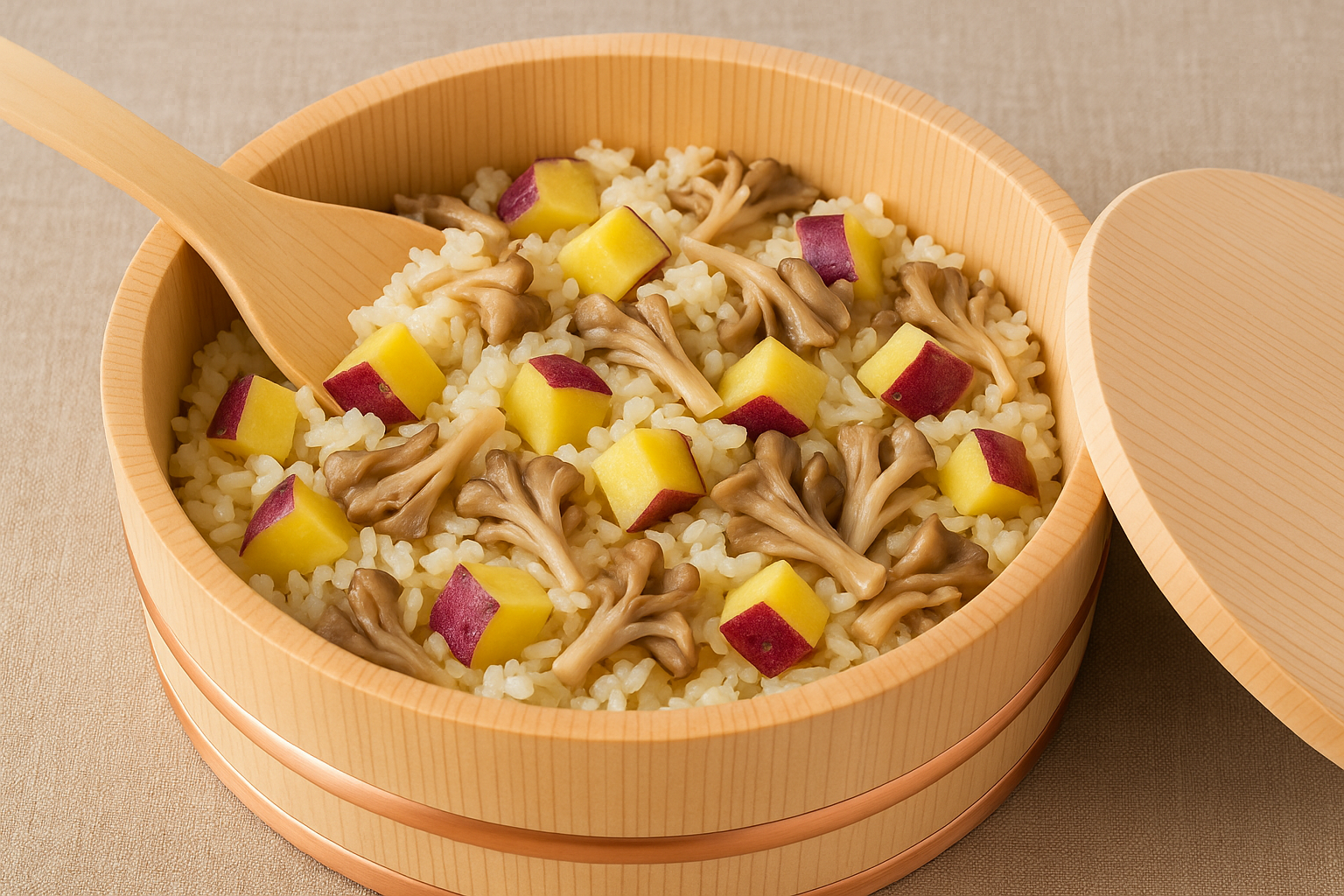 さつまいもと舞茸の洋風ごはん