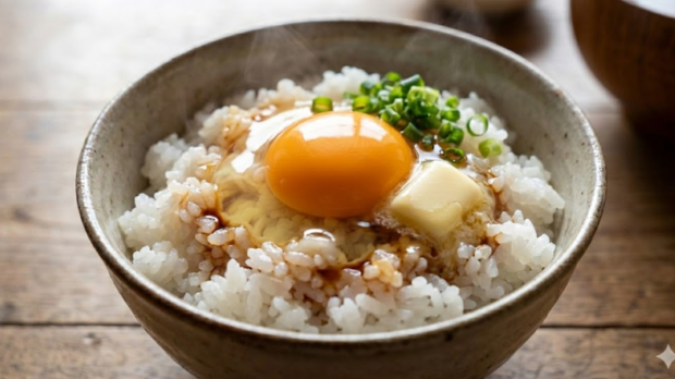 バター醤油卵かけご飯